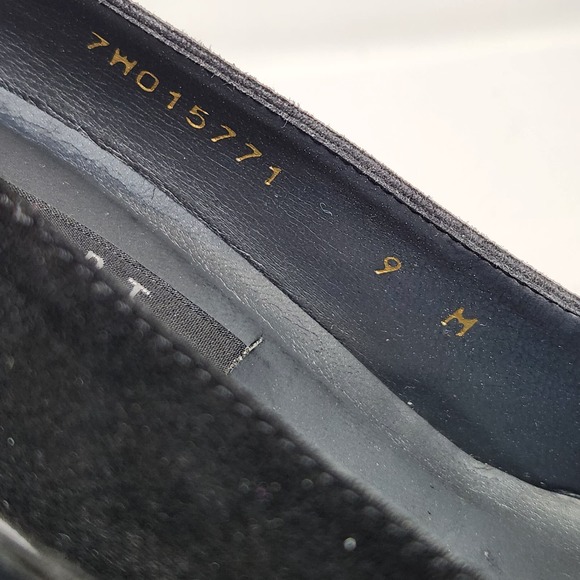 Stuart Weitzman Womens Black Suede Pumps Heels Size 9 M Square Toe Heel Classic - Picture 2 of 9